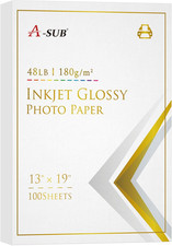Glossy Photo Paper 13X19 Inch, 100 Sheets Inkjet Photo Printer Paper 48Lb picture