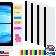 LRZCGB Monitor Memo Board,4 Pieces Computer Monitor Message Board Acrylic Mon picture