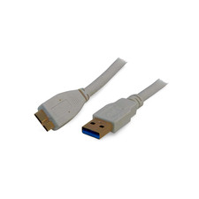 15ft USB 3.0 SuperSpeed Micro B Cable - White picture