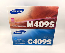 Samsung Genuine CLT-C409S Cyan & CLT-M409S Magenta Laser Toner for CLP/CLX picture