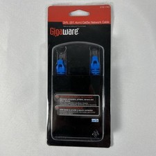 GIGAWARE HIGH QUALITY CAT 5E   278-1764 3-FOOT NETWORK CABLE DIY picture
