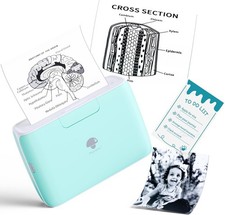 Phomemo Pocket Printer M04S Bluetooth Mini Sticker 300 DPI 2/3/4-Inch Printing picture