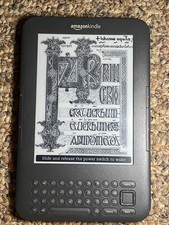 Amazon Kindle Keyboard (3rd Gen) D00901, 6in - Graphite NEW BATTERY picture