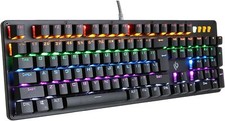 Professional 104 Mechanical Gaming Keyboard Leobog K20 RGB Backlight Full Key  picture