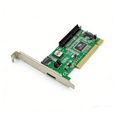 PCI 3 Port SATA +1 IDE Serial HDD ATA Card Adapter US Stock picture