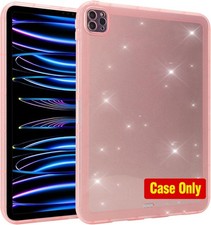 Glitter Clear Shockproof TPU Case for iPad Pro 11 inch 4th/3rd Generation, Pink picture