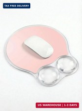 Ergonomic Gel Mouse Pad Wrist Rest Support for Desk, PU Base, Smooth Surface, Cr picture