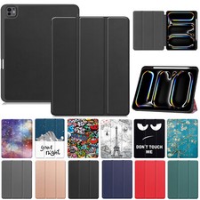For iPad Pro 13/11/Air 13/11 2024 Smart Leather Case Shockproof TPU Stand Cover picture