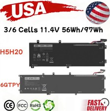 H5H20/6GTPY Battery for Dell XPS 15 9570 9560 9550 7590/ Precsion 5530 5520 5510 picture
