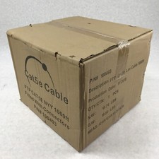 FTP Cat5e Lan Cable 1000ft Black P/N 100493 picture