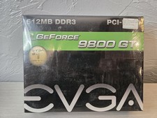 SEALED Vintage EVGA Nvidia GeForce 9800 GT Graphics Card SEE PHOTOS/DESCRIPTION picture