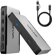 New - WAVLINK USB C to Triple Monitor Adapter, Compatible with Mac&Windows picture
