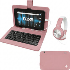 Naxa 7″ Core Android 11 Tablet Kit Rose Gold - Refurbished Grade Very Good picture