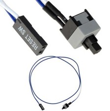 2PC Computer PC Reset SW Power cable Reset  Power cable and button switch for PC picture