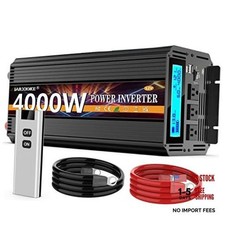 4000 Watt Power Inverter 12V DC to 110V 120V Converter for Family RV 12v-4000W picture