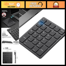 Wireless Bluetooth Numeric Keypad - 26-Key Portable Rechargeable Numpad for PC/L picture