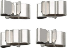 50Pcs 23mm 304 Stainless Steel Double Cable Clamp picture
