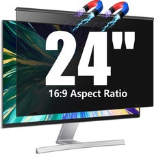 Magnetic Computer Privacy Screen Filter 24 Inch for Frameless Monitor Thin Be... picture
