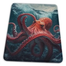 Kraken Monster Red Octopus Sea Water Mouse Pad Office Mouse Mat Non-Slip Rubber picture