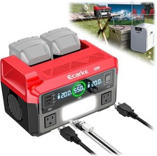 550W Portable Power Inverter Compatible with Milwaukee 18V Battery, Power Statio picture