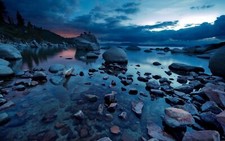 Landscape nature stones rocks Custom Gaming Mat Desk picture