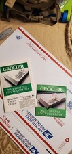 VTG. New Grolier Multimedia Encyclopedia Software Release 6 Vtg 1993 W/Manual. picture