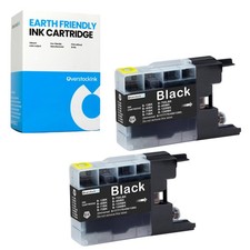 2PK OSI Compatible LC75BK Ink Cartridges fits Brother MFC J6910DW J825DW J835DW picture