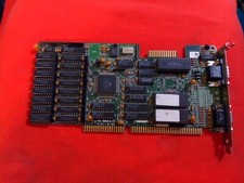 1989 Vintage ISA Card Ati VGA Wonder-16  V5 REV.2  256KB RAM 286 386 486  picture