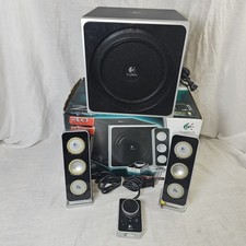 Logitech Z4 2.1 Speaker System w/ 2 Satellites Subwoofer & Control Pod - TESTED picture