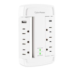 CyberPower CSP6WSUC CSP Surge Protector With USB Charging Wall Tap picture