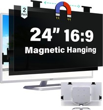 [2 Pack] Magnetic 24 Inch 24'' Privacy Screen (16:9)  picture