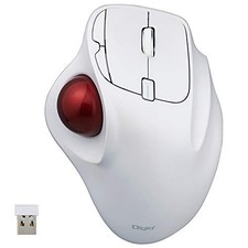 Digio2 Mouse Wireless Trackball 5 Button Optical White Z8647from JP picture