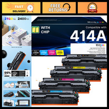 414A Toner Cartridges 4 Pack Compatible for MFP M479fdw M454dw 414X High Yield picture