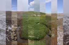 Landscape seasons nature Custom Gaming Mat Desk picture