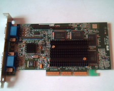AGP card Matrox 906-04 Rev B MGI G4+MDH4A32G Dual VGA picture