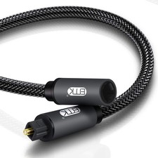 Optical Extension Cable Male to Female Coupler Cord Nylon Braided Jacket ... picture