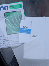 onn Paper-Feel Tempered Glass Screen Protector iPad 11/10.9 Matte Anti-Glare picture