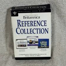 Encyclopedia Britannica Reference Collection 2005 PC CD-ROM Software Set picture