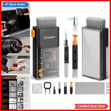 Keyboard Cleaning Kit All in One Laptop Computer Screen Cleaner Black 8 Piece picture