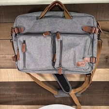 CoolBELL Convertible Canvas Messenger bag crossbody 18” Laptop Bag picture