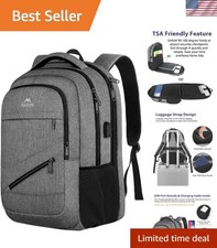 Water-Resistant 17 Inch Laptop Backpack with USB Port for Professionals picture