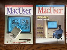 MacUser Magazine Lot,  First 4-Premier Issue October 1985, + 11/85, 12/85, 1/86 picture