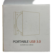 YOTUO Portable USB 3.0 Interface Drive (Black) External DVD Drive XD008 Black picture