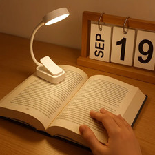USB Charging Adjustable Reading Light 3 Color Modes LED Portable Book Night Lamp picture