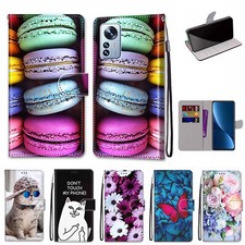 Flip Lion Marble Cat Flower Wallet Cover Case For 16 17 15 Pro Max Air picture