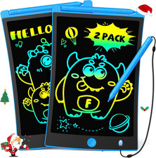 2 Pack LCD Writing Tablet with Stylus, 8.5In Erasable Doodle Board Mess picture