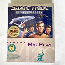 Vintage STAR TREK 25TH ANNIVERSARY PC Game MACPLAY 3.5 Floppy Disks  picture
