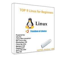 32GB 9-in-1 Linux Bootable USB Drive for Beginners picture