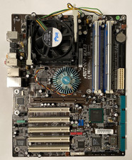 Vintage Abit IC7 Max3 Motherboard Bundle (CPU, RAM) - TESTED WORKING *READ* picture