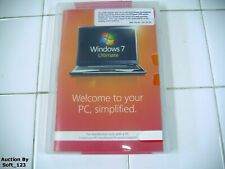 MS Microsoft Windows 7 Ultimate 64 bit x64 DVD w/SP1 Full English Vers. =SEALED= picture